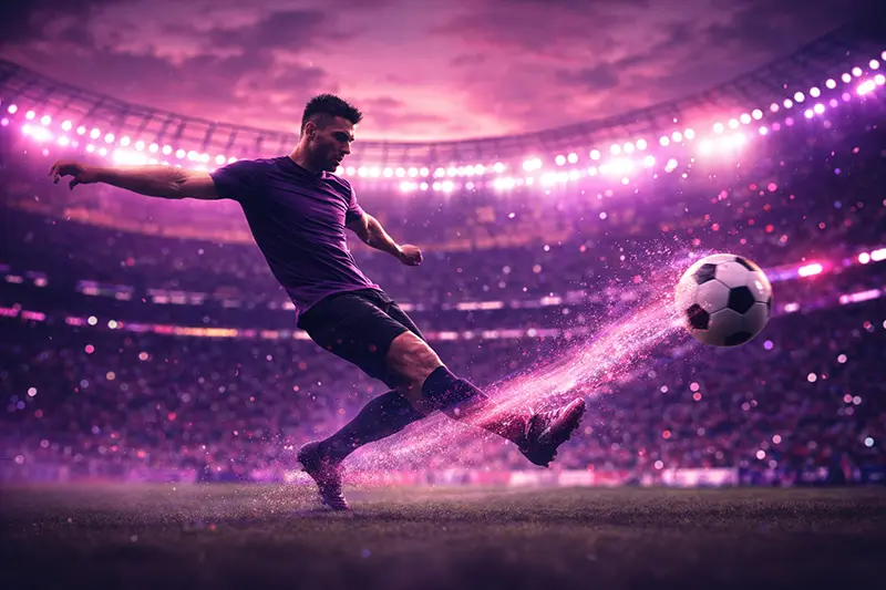 Football gaming action